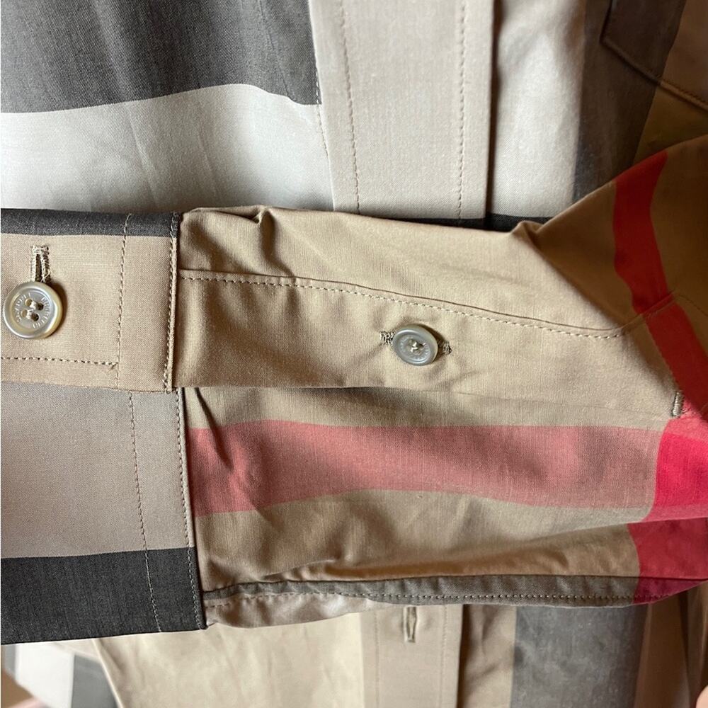 Burberry brand new men's check print shirt S - Picture 4 of 9